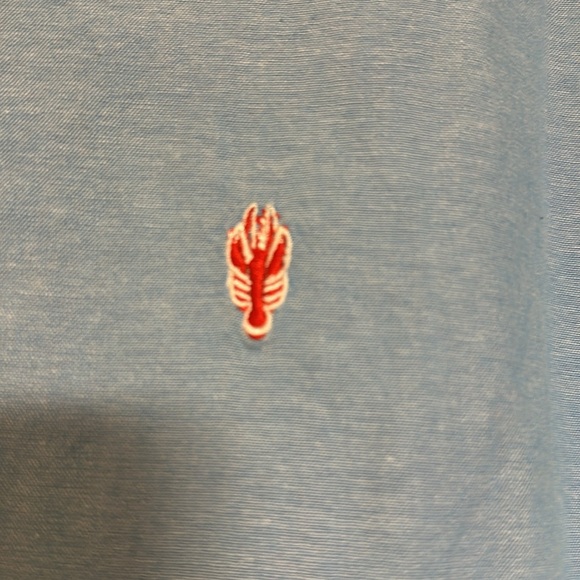 Trunks Surf & Swim Co. Tropical Shirt w/lobster Icon in Deep Sea - Sz S/P - Picture 5 of 5